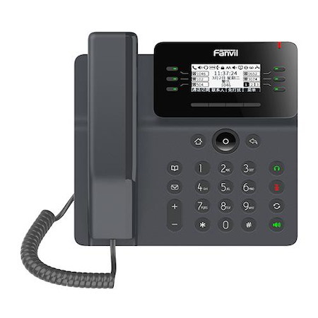 Fanvil V62 Essential Busin Phone, 2.7' Graphical Dot-Matrix Backlit Screen, Dual Gigabit Ports, PoE, 15 DSS Keys, 6 Lines, 2 Year WTY