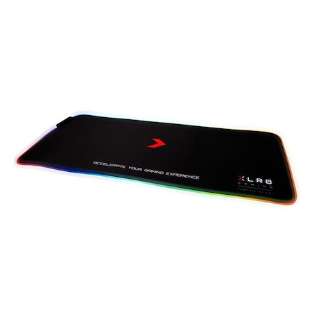 PNY XLR8 Gaming Mouse Pad With Protective Nano Coating For A Water Oil-And Dust-Repellent Surface 7 Static Modes 3 Dynamic Modes Full In-Game Control