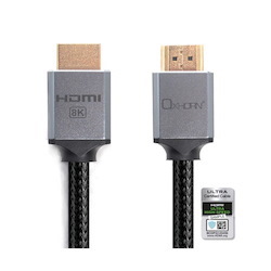 Other Oxhorn HDMI2.1a 8K@60Hz 3D Ultra Certified Ethernet Aluminum Header Cable 1M Male To Male