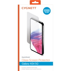 Cygnett OpticShield Samsung Galaxy A54 5G Tempered Glass Screen Protector-Clear(CY4500CPTGL),Perfect Fit,Superior Impact Absorption,Scratch Protection