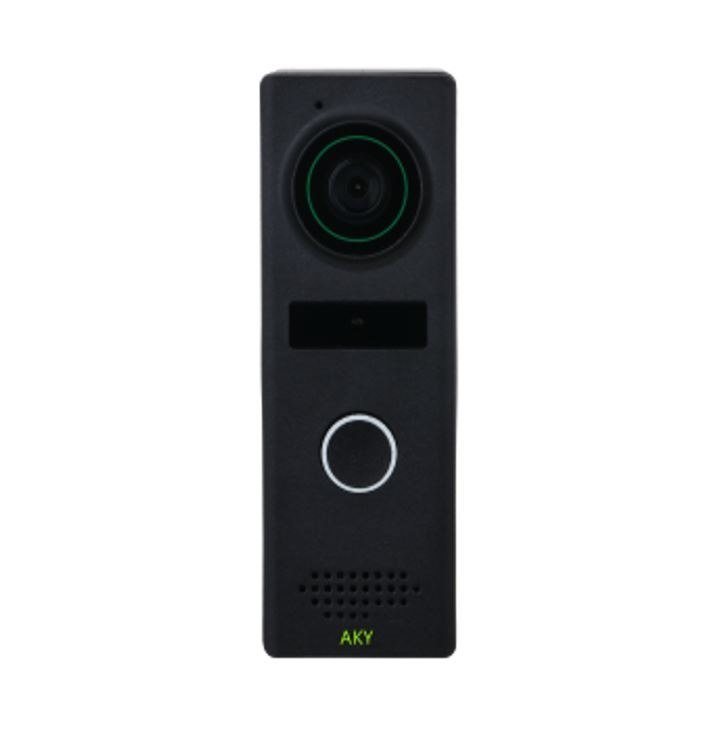 Aky Video Intercom Voice Call Video Call Digital Wide Dynamic DWDR Mechanical Button Metallic Ik07/Ip66