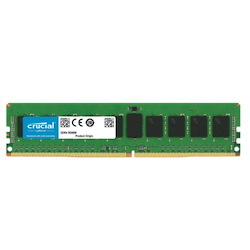 Micron Crucial 32GB DDR4 Ecc Reg Memory, PC4-21300, 2666MHz, DRx4, 815100-B21, Life WTY