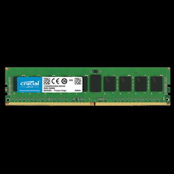 Micron Crucial 8GB DDR4 Ecc Reg Memory, PC4-21300, 2666MHz, DRx8, 288Pin, Life WTY