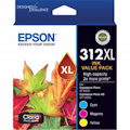 Epson Claria Photo HD 312XL Original High Yield Inkjet Ink Cartridge - Value Pack - Magenta, Cyan, Yellow - 1 Pack