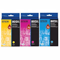 Epson DURABrite Ultra 802XL Original High Yield Inkjet Ink Cartridge - Value Pack - Cyan, Magenta, Yellow - 1 Pack