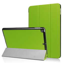 Casual Solid Suede Leather Cases for Apple iPad 9.7 6th 2018/2017 Tablet Case green