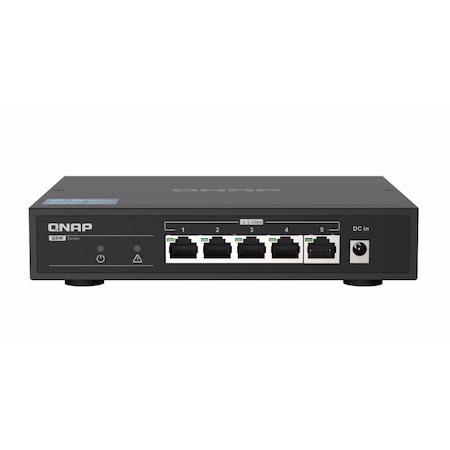 Qnap QSW-1105-5T 5 Port 2.5GBPS Auto Negotiation Unmanagened Switch