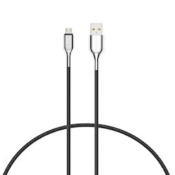 Cygnett Micro-USB To Usb-A Cable (3M) - Black (Cy2674pccam), Support Quickly & Safely 2.4A/12W Fast Charging, Durable & Superior Scratch Resistance