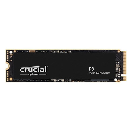Micron Crucial P3 500GB, M.2 Internal NVMe PCIe4 SSD, 3500R/1900W MB/s, 5YR WTY