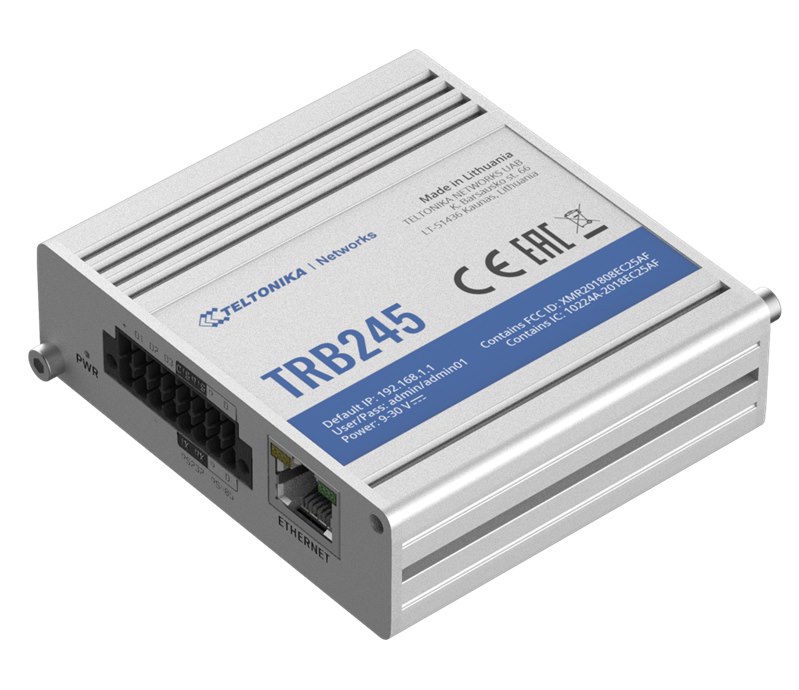 Teltonika TRB245 - Small And Durable Industrial Lte Cat 4 Gateway