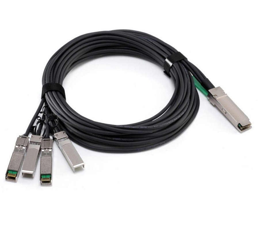 PlusOptic Cisco Compatible Dac, QSFP28-4SFP28, 100G, 3M, Twinax Cable, Dacq28-4-3M-Cis