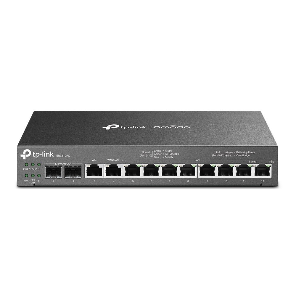 TP-Link | Er7212pc | Omada Gigabit VPN Router With PoE+ Ports And Controller Ability