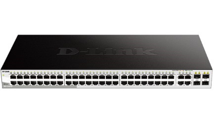 D-Link | DGS-1210-52 | 52 Port Gigabit Smart Managed Switch | 52 RJ45 Ports | 4 SFP (Combo) Ports