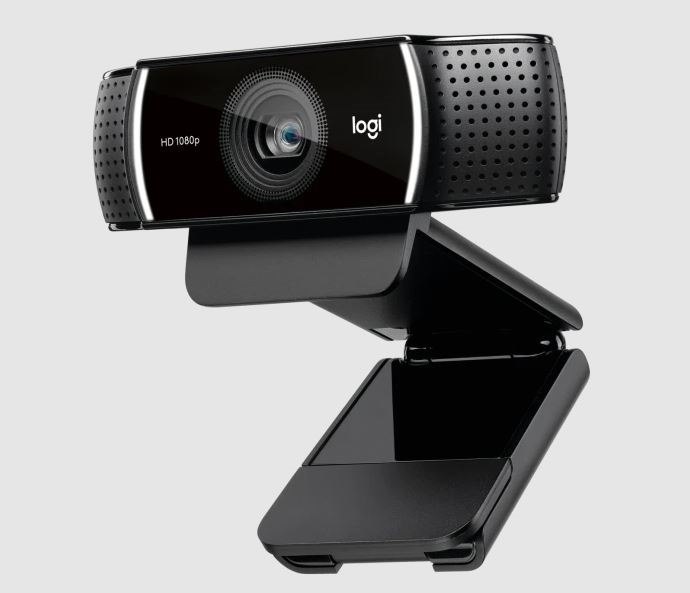 Logitech C922 Pro Stream Full HD Webcam 30FPS At 1080P Autofocus Light Correction 2 Stereo Microphones 78° FoV 3MTHS XSplit License ~Vilt-C922