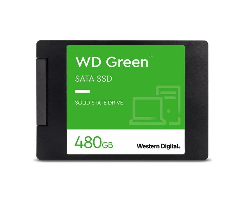 SanDisk Western Digital WD Green 480GB 2.5' Sata SSD 545R/430W MB/s 80TBW 3D Nand 7MM 3 Years Warranty