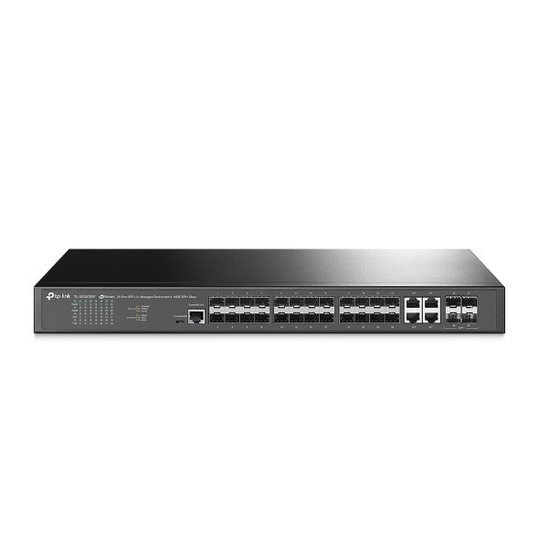 TP-Link TL-SG3428XF JetStream 24-Port SFP L2+ Managed Switch With 4 10Ge SFP+ Slots Omada