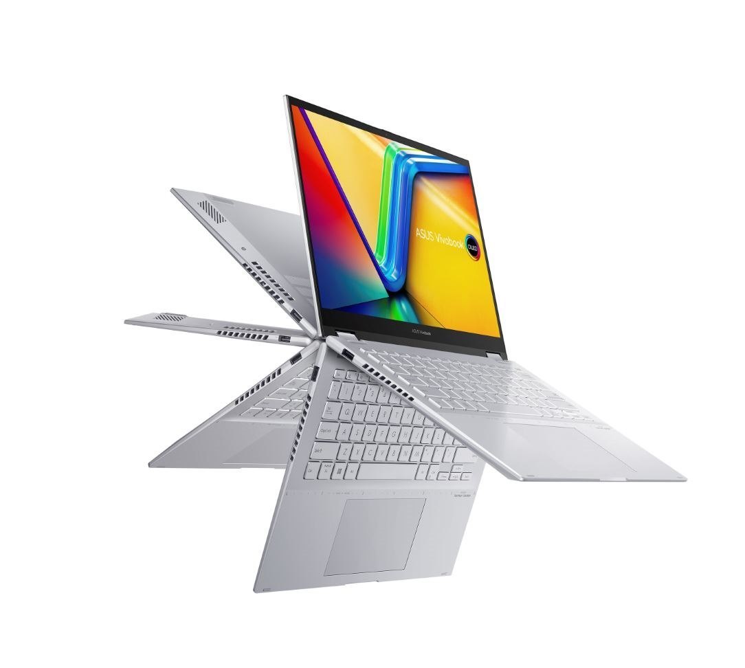 Asus VivoBook S 14 Flip 2.8K Oled (2880X1800) 16:10 , 14' 2 In1 Laptop, Ryzen 7 7730U, 16GB Ram, 1TB SSD, Win 11 Home, Asus Touch + Pen