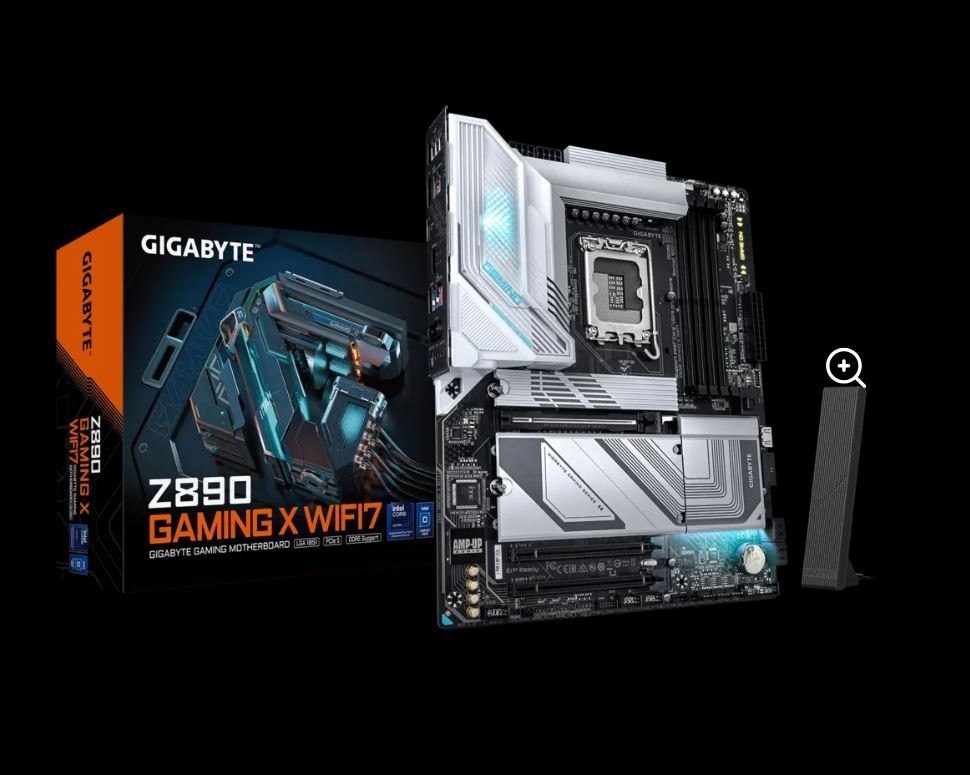 Gigabyte Z890 Gaming X Wifi7 Intel Lga 1851 Atx Motherboard, 4X DDR5 ~256GB, 3X Pci-E X16, 4X M.2, 4X Sata, 6X Usb 3.2, 1X Usb-C, 4X Usb 2.0