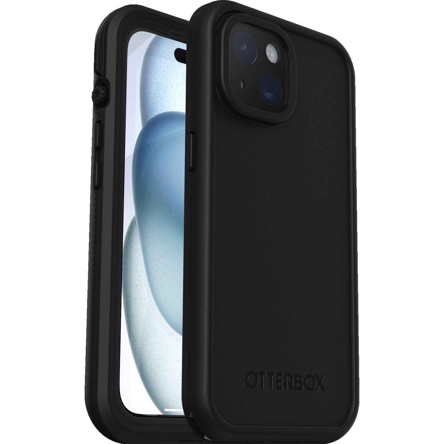 OtterBox Fre Case for Apple iPhone 15 Smartphone - Black