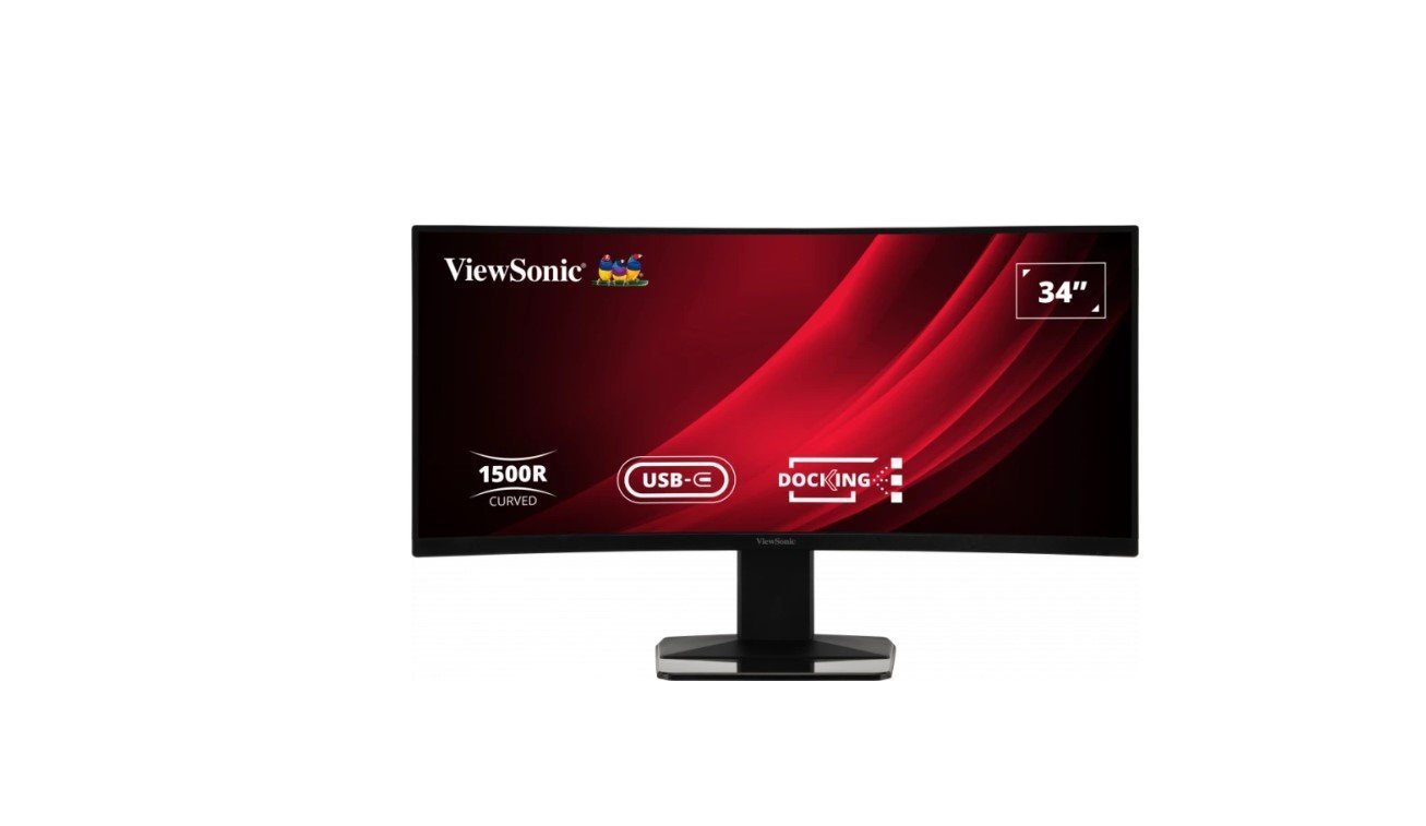 ViewSonic Project - ViewSonic 34' Curved 3440X1440 Business Education Usb-C Dock, 65W Charger,Ethernet, FreeSync, SPK, VDisplay, Has, Superclear Va, Monitor