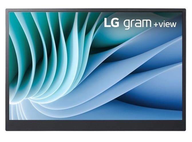 LG Gram +View 16' 2K Portable Monitor Wqxga 2560X1600 16:10 2xUSB-C Auto Rotate Tilt Pivot Power Delivery DisplayPort Anti-Glare Alternate (LS)