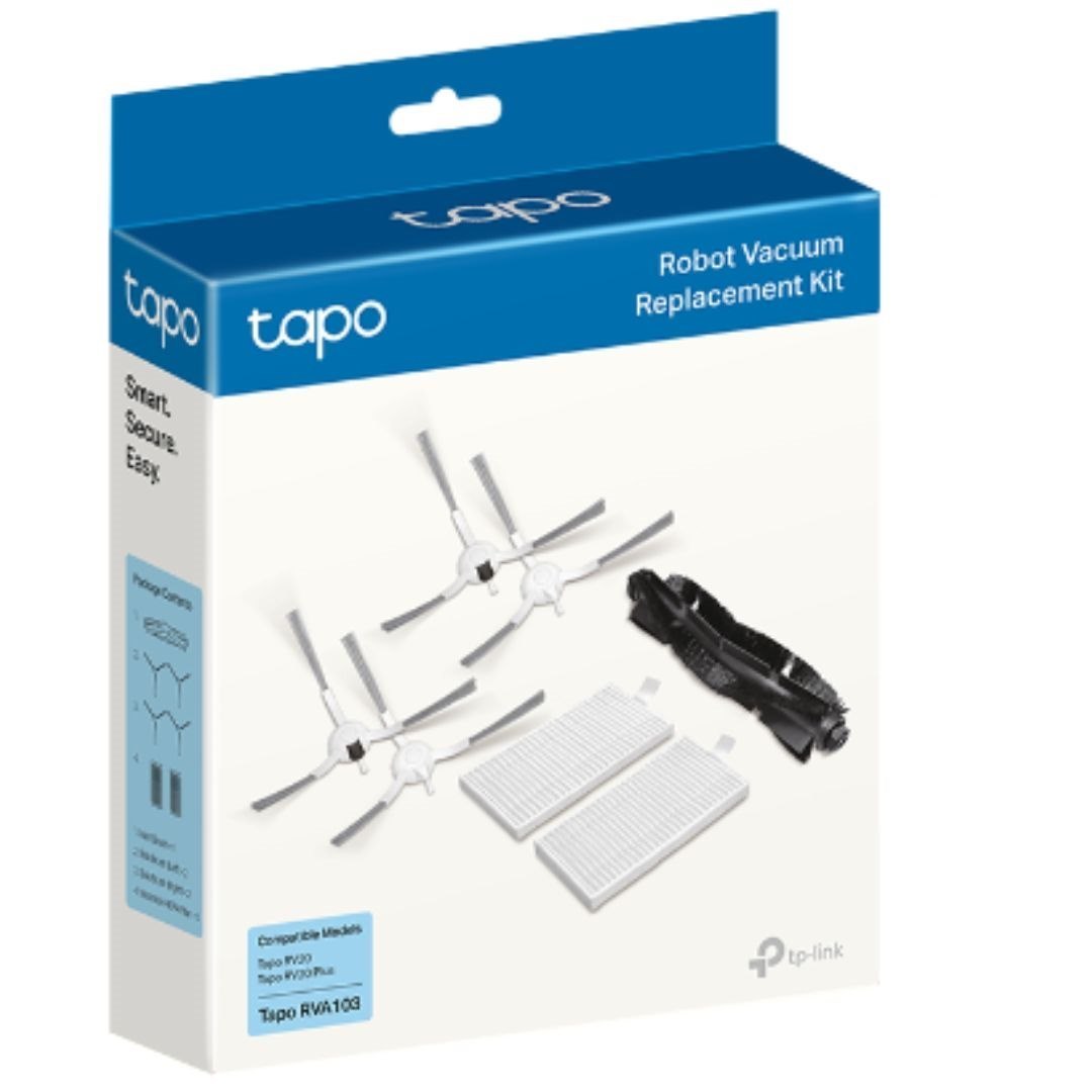 TP-Link Tapo Rva103 Tapo Robot Vacuum Replacement Kit, Compatible Models: Tapo RV20, Tapo RV20 Plus