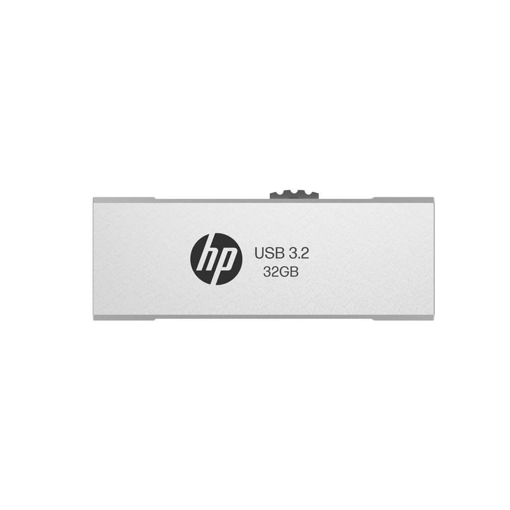 PNY Technologies (LS) HP X818W 32GB Usb 3.2 Flash Drive Silver Metal, Pcba 3.2 (LS> HPFD796L-32)