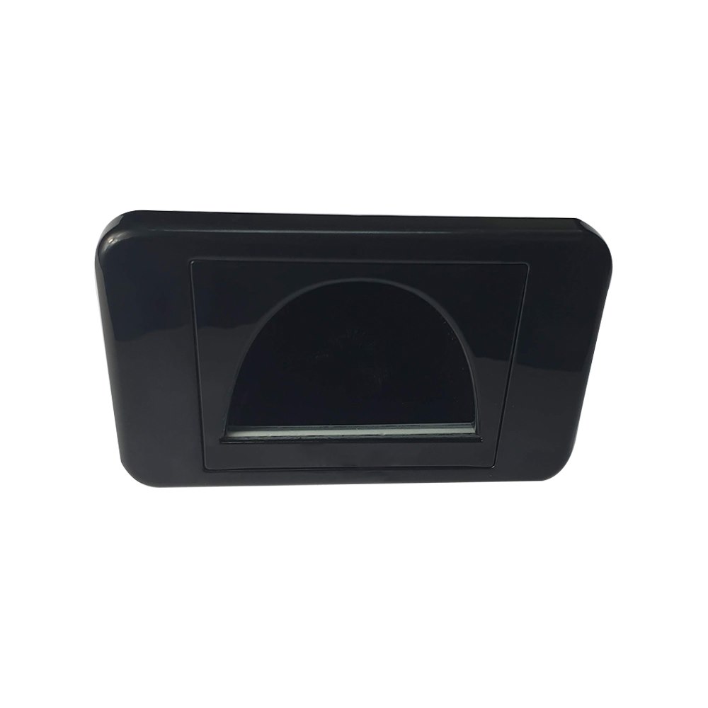 Digitek Bullnose Reverse Wall Plate: Black