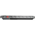 4Cabling 1Ru 6 Way Gpo Rack Mount Pdu Power Rail With Red ON/Off Switch And Fixed 10A Power Cord
