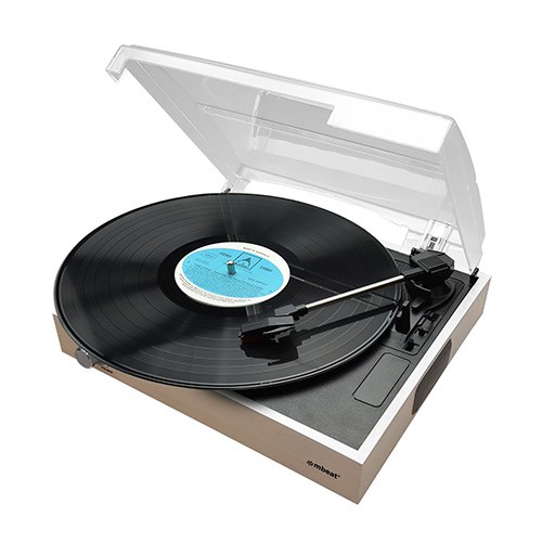 Mbeat® Wooden Style Usb Turntable Recorder