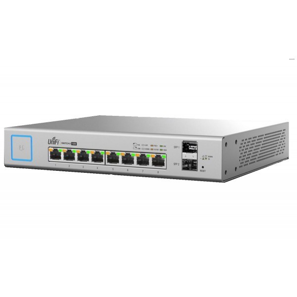 Ubiquiti UniFi 8-Port Managed PoE+ Gigabit Switch With SFP 150W