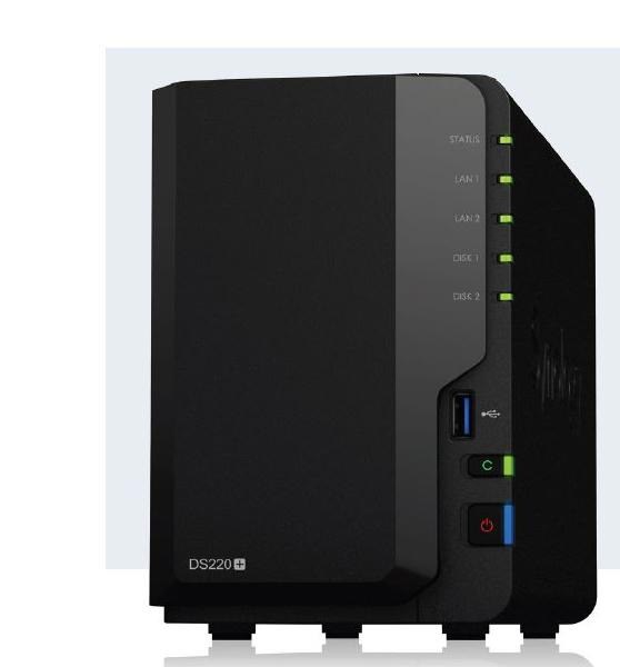 Synology DiskStation DS220+ 2-Bay 3.5" Diskless 2xGbE Nas (HMB),Intel Celeron J4025 2-Core 2.0GHz,USB3.0 X2, Launch 18Jun (Tentative)