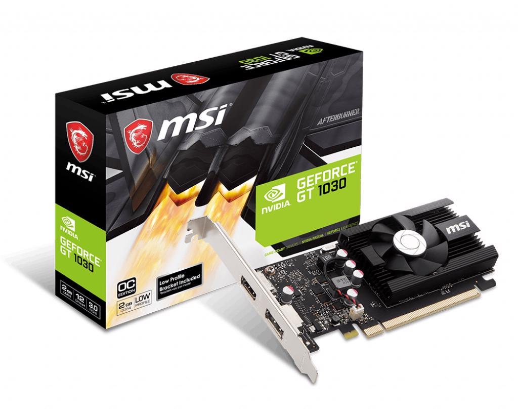 Msi nVidia GeForce GT 1030 2GD4 LP Oc Video Card