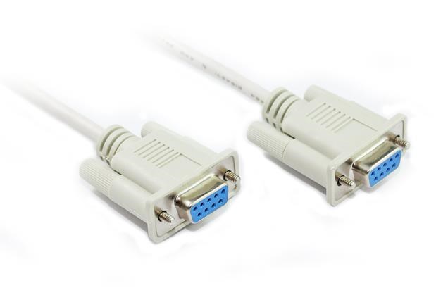 Konix Null Modem Cable DB9 F-F: 5M