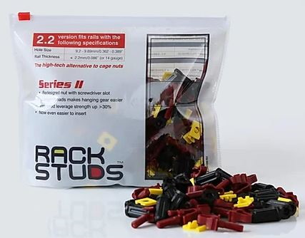 RackStuds™ Series Ii Red : 100 Pack