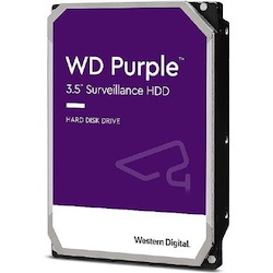 Western Digital WD Purple 4TB 3.5" Surveillance HDD 5400RPM 256MB Sata3 150MB/s 180TBW 24X7 64 Cameras Av NVR DVR 1.5Mil MTBF