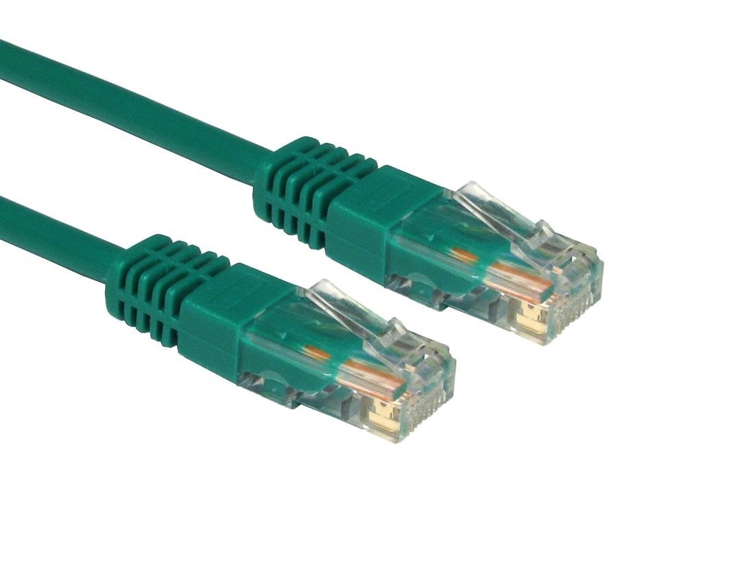 Cables Direct 1M Cat5e Utp PVC Inj MDD Cbl-Green 0