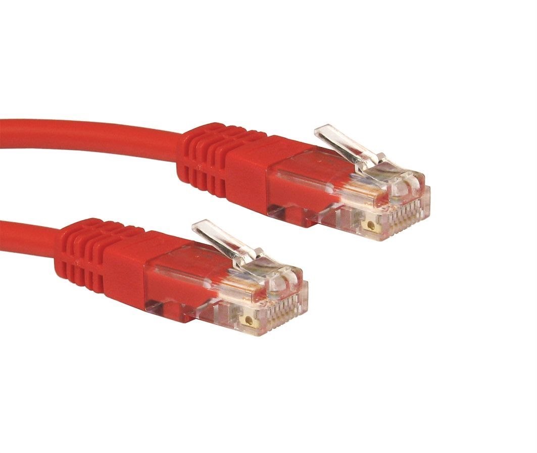 Cables Direct 1M Cat5e Utp PVC Inj MDD CBL - Red 0