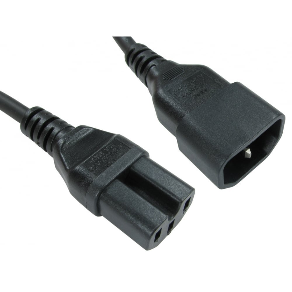 Cables Direct 1.8M C14-C15 Power Cable