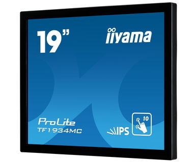 Iiyama ProLite TF1934MC-B7X - Led Monitor - 19" - Open Frame - Touchscreen - 1280 X 1024 - Ips - 350 CD/M� - 1000:1 - 14 MS - Hdmi, Vga, DisplayPort - Black