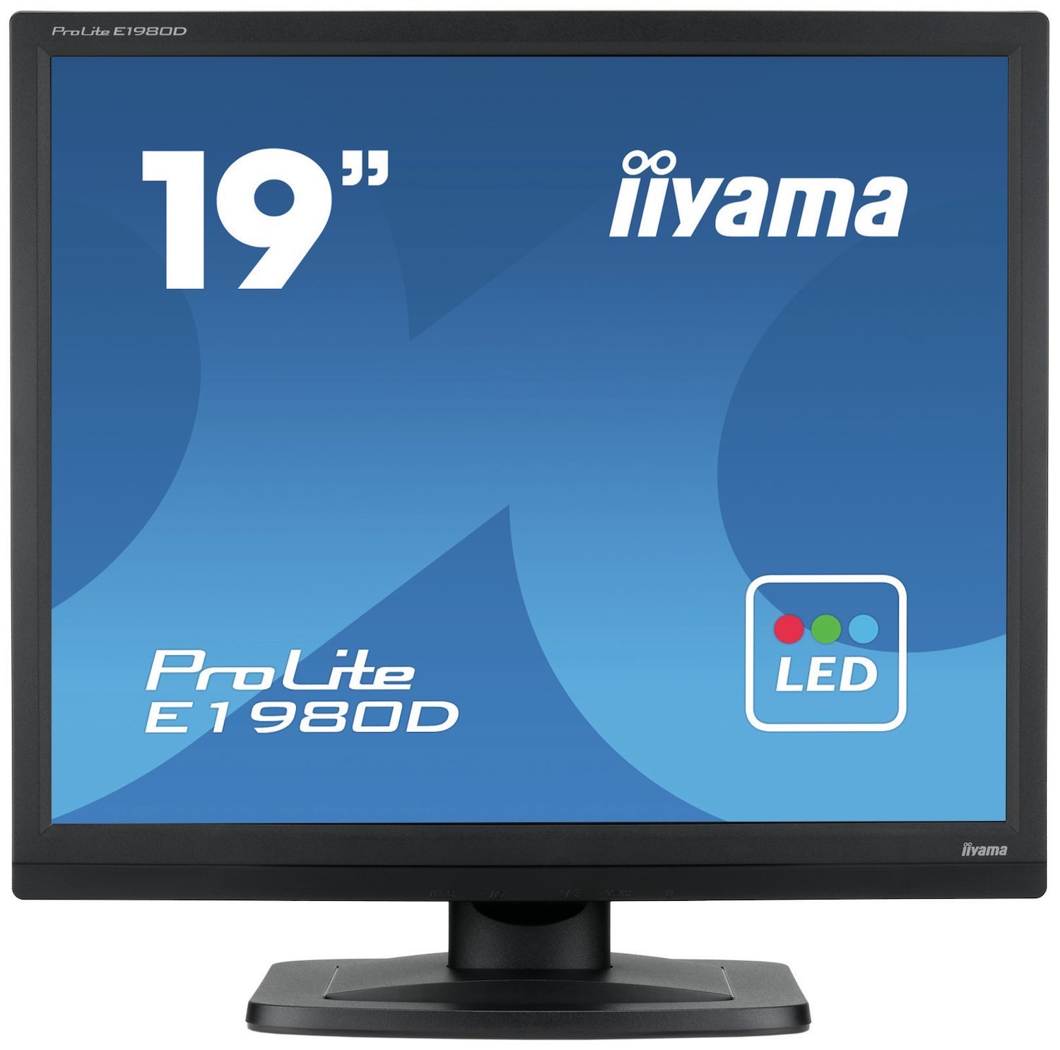 Iiyama ProLite E1980d-B1 - Led Monitor - 19" - 1280 X 1024 @ 60 HZ - TN - 250 CD/M� - 1000:1 - 5 MS - Dvi, Vga - Matte Black