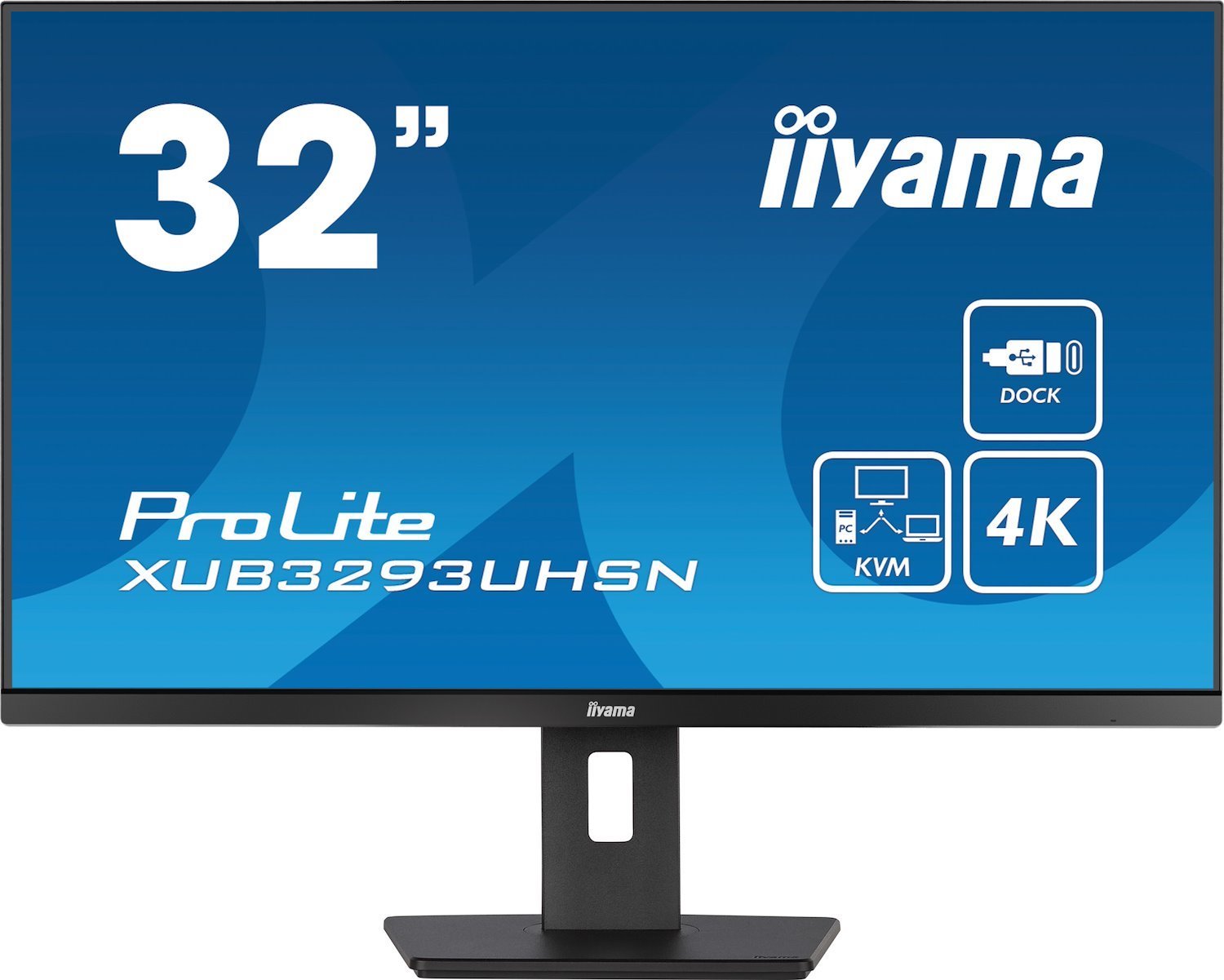 Iiyama 32"W LCD Business 4K Uhd Ips Usb-C Dock