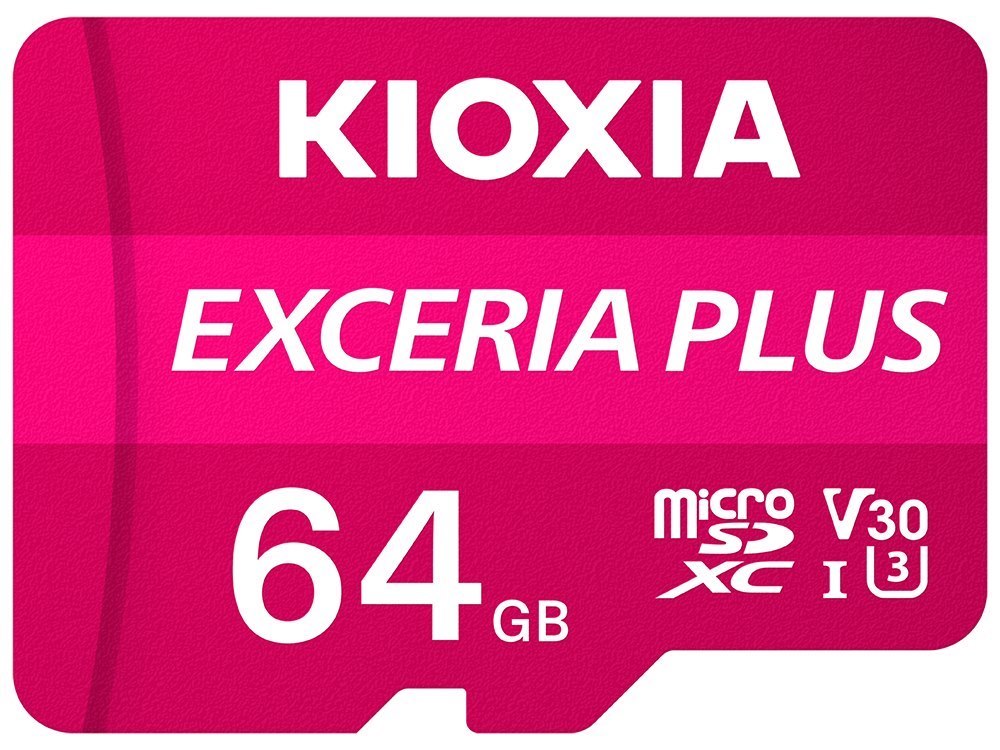 Kioxia 64GB Exceria Plus U3 V30 MicroSD