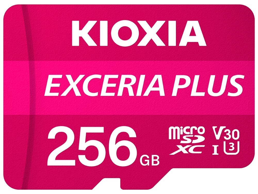 Kioxia 256GB Exceria Plus U3 V30 MicroSD