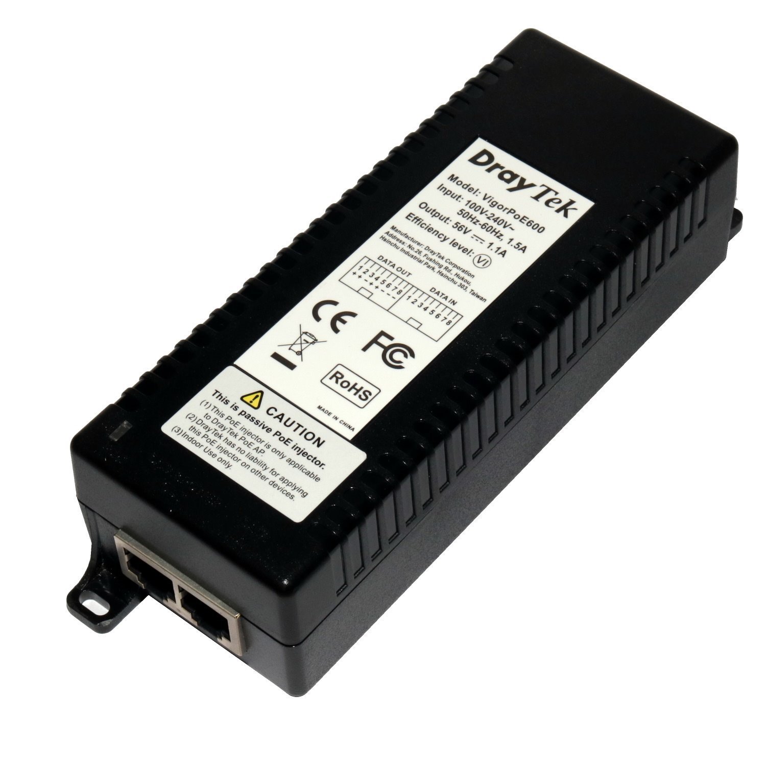 DrayTek Poe600 Poe Injector For 918RPD