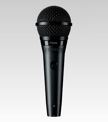 Shure Pga58-Qtr-E Cardioid Dynamic Mic