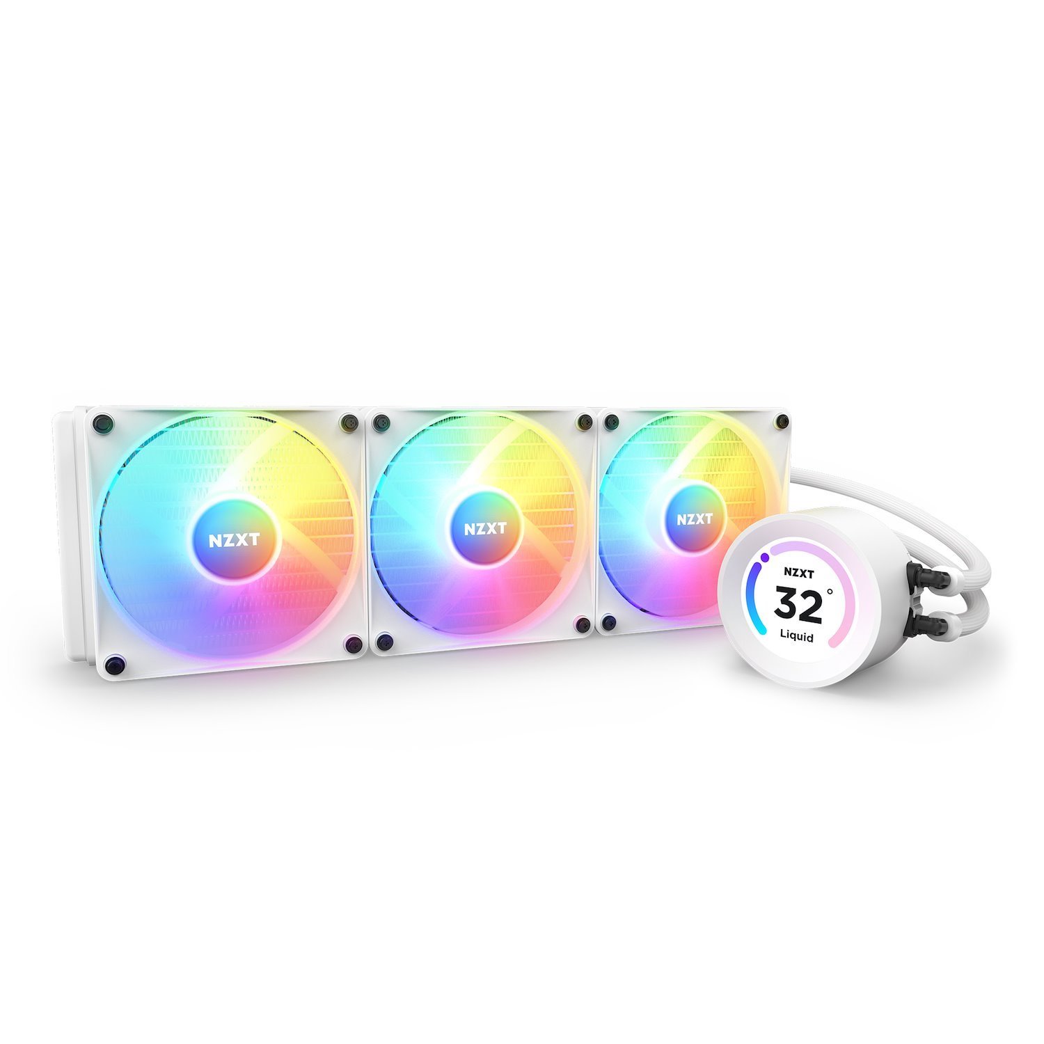 NZXT Kraken Elite 360� White RGB Fans