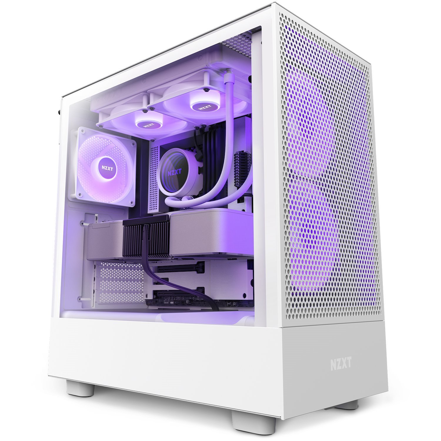 NZXT H5 Flow All White RGB