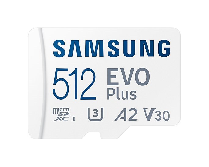 Samsung EVO Plus 512 GB UHS-I (U3) microSDXC