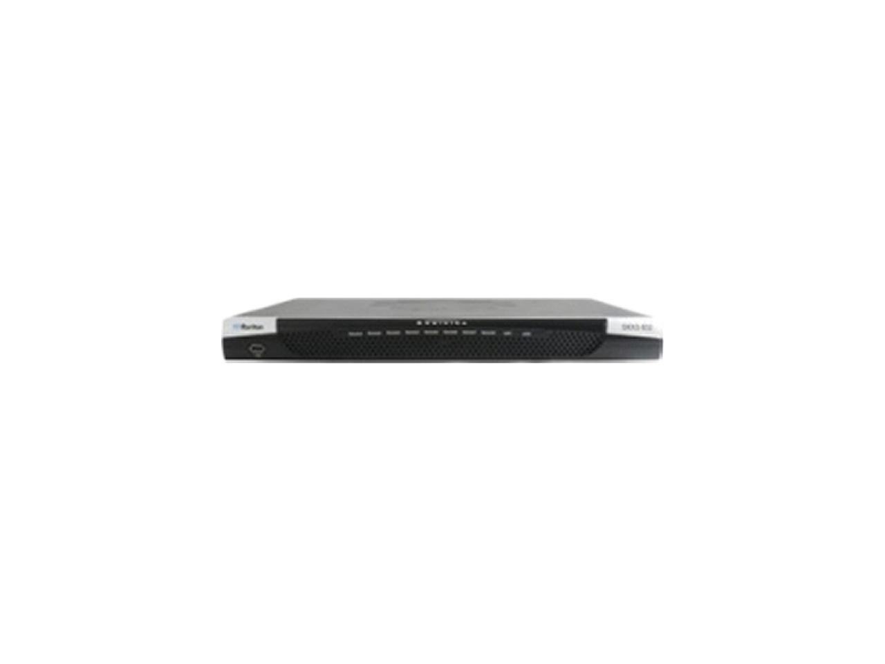 Raritan Dominion DKX3-808 - KVM Switch - Cat5 - 8 X KVM Port(S) - 1 Local User - 8 Ip Users - Rack-Mountable